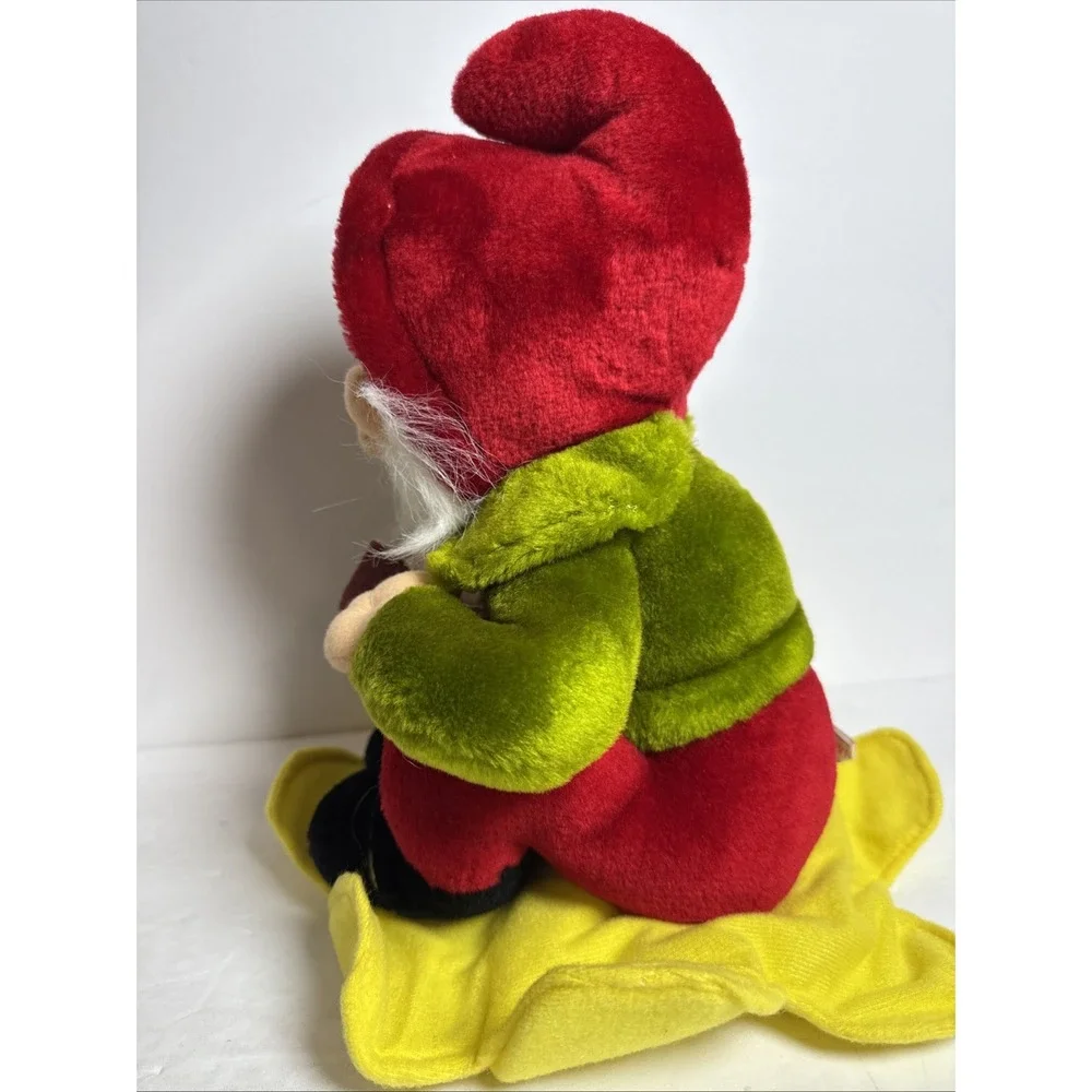 Dwarf Plush Reading Joda Toys red‎ hat sitting 12x9 In